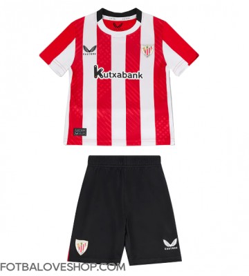 Athletic Bilbao Dětské Domácí Dres 2024-25 Krátký Rukáv (+ trenýrky)